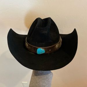 Resistol black XX Gold long oval hat size 7 1/4